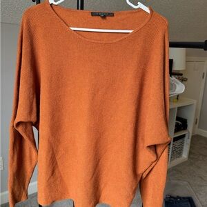 Cyrus Women's Sweater in Rich Orange